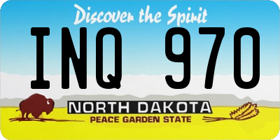 ND license plate INQ970