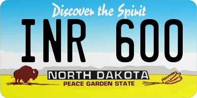 ND license plate INR600