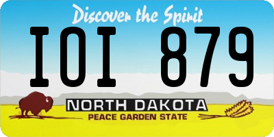 ND license plate IOI879