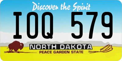 ND license plate IOQ579