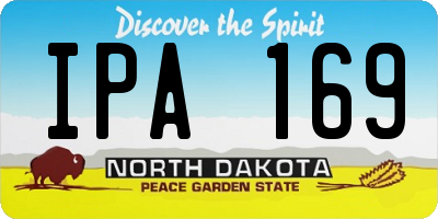 ND license plate IPA169