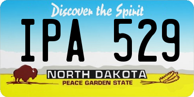ND license plate IPA529