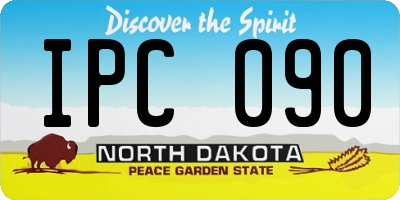 ND license plate IPC090
