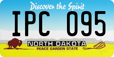 ND license plate IPC095