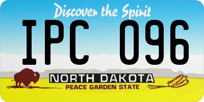 ND license plate IPC096