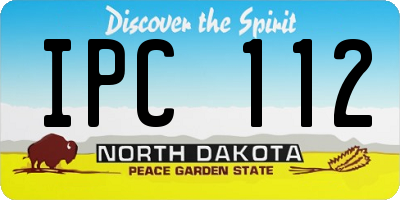 ND license plate IPC112