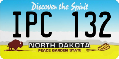 ND license plate IPC132