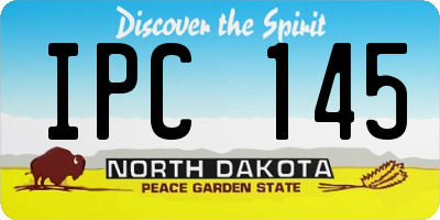 ND license plate IPC145