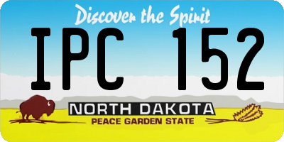 ND license plate IPC152
