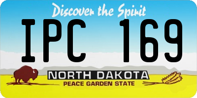 ND license plate IPC169