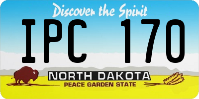 ND license plate IPC170