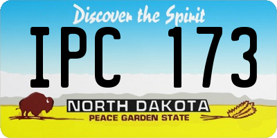 ND license plate IPC173
