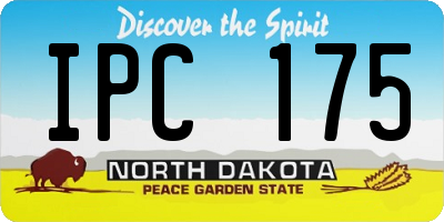 ND license plate IPC175