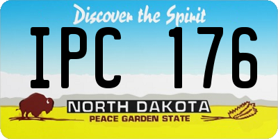 ND license plate IPC176