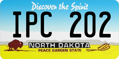ND license plate IPC202