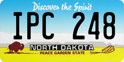 ND license plate IPC248