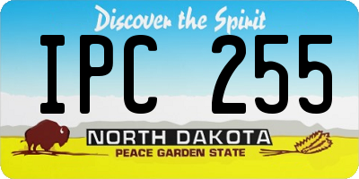 ND license plate IPC255