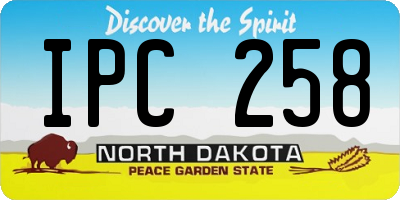 ND license plate IPC258