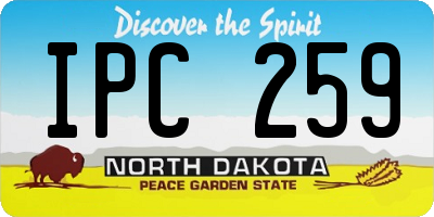 ND license plate IPC259