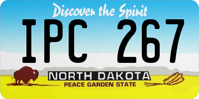 ND license plate IPC267