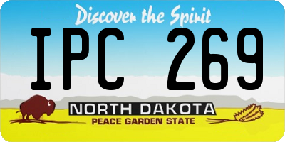 ND license plate IPC269