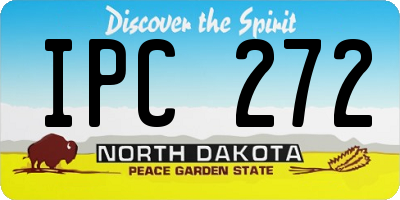 ND license plate IPC272