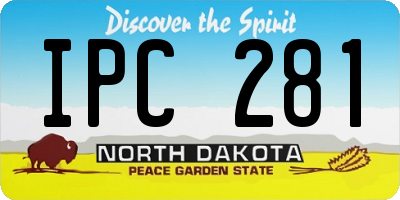 ND license plate IPC281