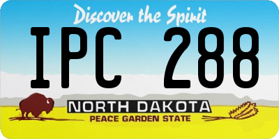 ND license plate IPC288