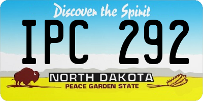 ND license plate IPC292