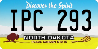 ND license plate IPC293