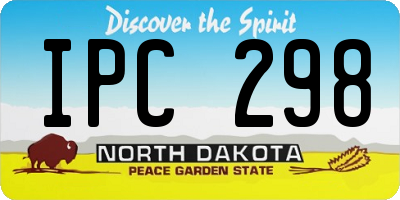 ND license plate IPC298