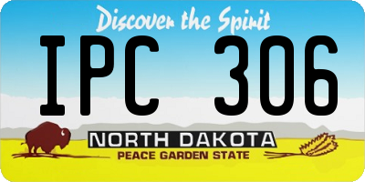 ND license plate IPC306