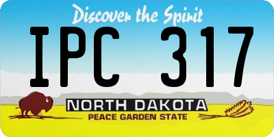 ND license plate IPC317