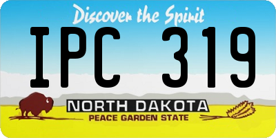 ND license plate IPC319
