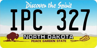ND license plate IPC327