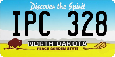 ND license plate IPC328