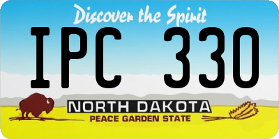 ND license plate IPC330
