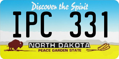 ND license plate IPC331