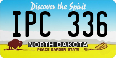ND license plate IPC336