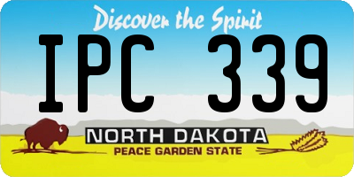 ND license plate IPC339