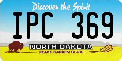 ND license plate IPC369