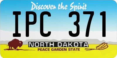 ND license plate IPC371
