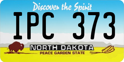 ND license plate IPC373