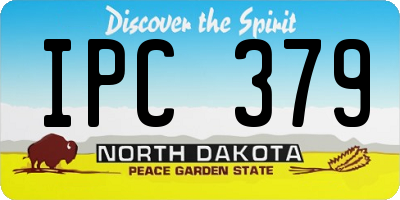 ND license plate IPC379