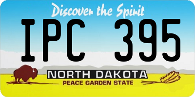 ND license plate IPC395
