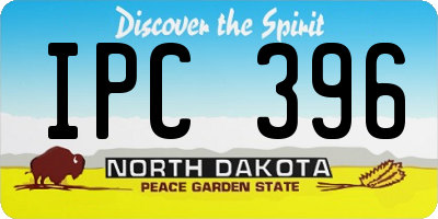 ND license plate IPC396