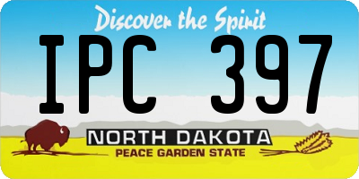 ND license plate IPC397