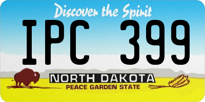 ND license plate IPC399
