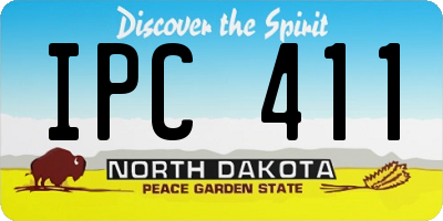 ND license plate IPC411
