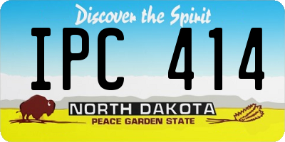 ND license plate IPC414